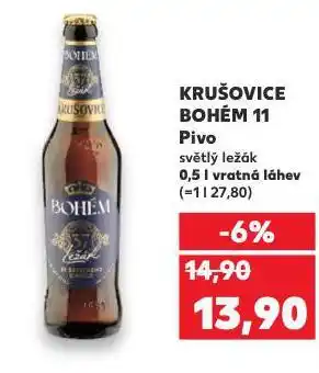 Kaufland Pivo krušovice nabídka