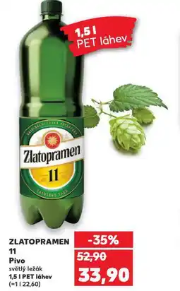 Kaufland Pivo zlatopramen nabídka