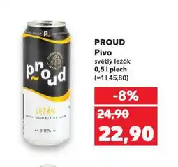 Kaufland Pivo proud nabídka