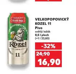 Kaufland Pivo velkopopovický kozel nabídka