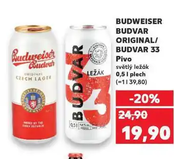 Kaufland Pivo budweiser budvar nabídka