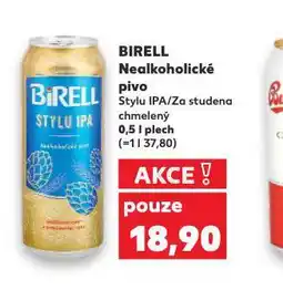 Kaufland Birell nealkoholické pivo nabídka