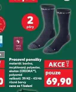 Kaufland Pracovní ponožky nabídka