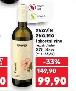 Kaufland Znovín znojmo nabídka