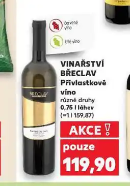 Kaufland Vinařství břeclav nabídka