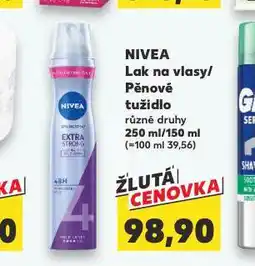 Kaufland Nivea pěnové tužidlo nabídka