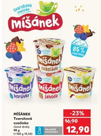 Kaufland MÍŠÁNEK svačinka různé druhy nabídka