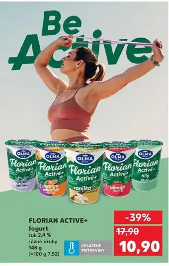 Kaufland FLORIAN ACTIVE+ Jogurt nabídka