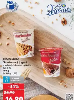 Kaufland MARLENKA Smetanový jogurt nabídka