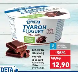 Kaufland MADETA Jihočeský tvaroh & jogurt různé druhy nabídka