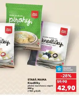 Kaufland STARÁ MAMA Knedlíčky nabídka