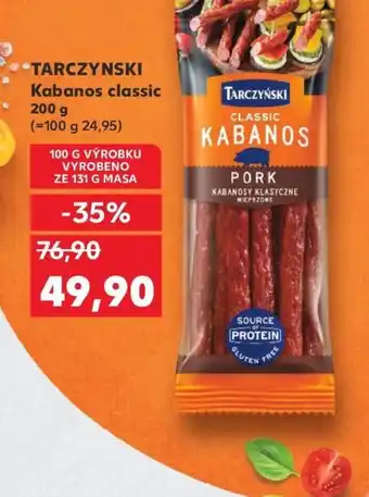 Kaufland *TARCZYNSKI Kabanos classic nabídka