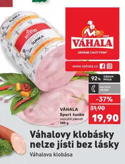 Kaufland Váhalovy klobásky nelze jísti bez lásky nabídka