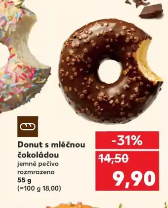 Kaufland Donut s mléčnou nabídka