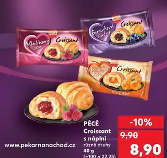 Kaufland PÉCÉ Croissant s náplní nabídka