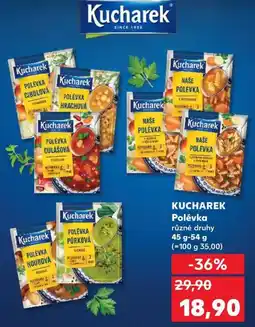 Kaufland KUCHAREK Polévka nabídka