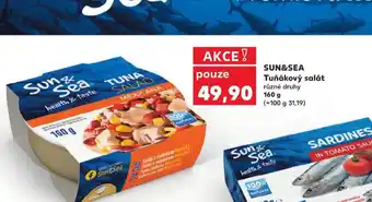 Kaufland SUN&SEA Tuňákový salát různé druhy nabídka