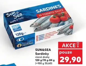 Kaufland SUN&SEA Sardinky nabídka