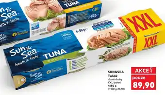 Kaufland SUN&SEA Tuňák různé druhy XXL balení nabídka