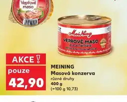 Kaufland MEINING Masová konzerva různé druhy nabídka