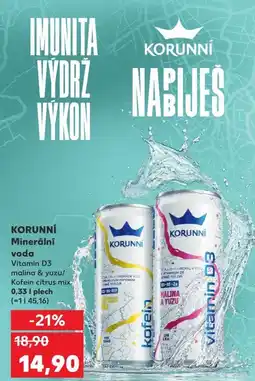 Kaufland KORUNNÍ Minerální voda nabídka