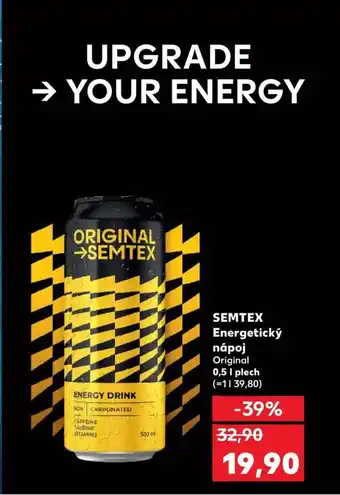 Kaufland SEMTEX Energetický nápoj Original nabídka