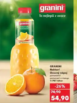 Kaufland GRANINI Nektar/ Ovocný nápoj nabídka