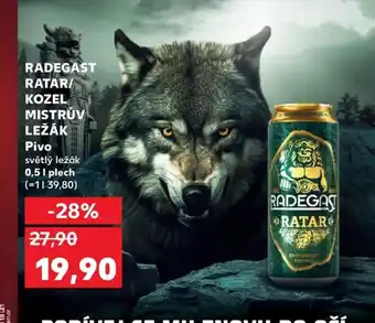 Kaufland RADEGAST RATAR/ KOZEL MISTRŮV LEŽÁK nabídka