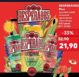 Kaufland DESPERADOS Pivo nabídka