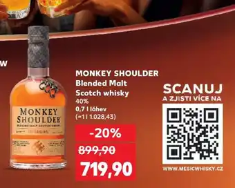 Kaufland MONKEY SHOULDER Blended Malt Scotch whisky nabídka