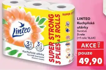 Kaufland LINTEO Kuchyňské utěrky 3vrstvé nabídka