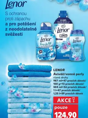 Kaufland LENOR Aviváž/vonné perly nabídka