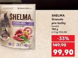 Kaufland SHELMA Granule pro kočky hovězí nabídka