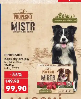 Kaufland PROPESKO Kapsičky pro psy nabídka