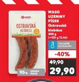 Kaufland MASO UZENINY PÍSEK Ostravská nabídka