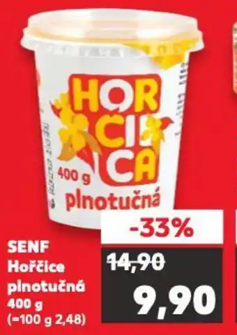 Kaufland SENF Hořčice plnotučná nabídka