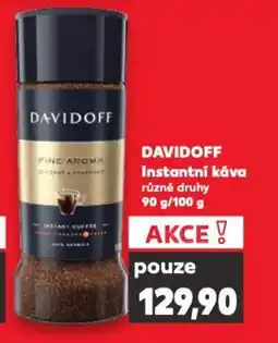 Kaufland DAVIDOFF Instantní káva nabídka