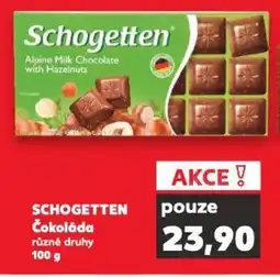 Kaufland SCHOGETTEN Čokoláda nabídka