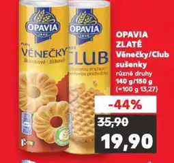 Kaufland OPAVIA ZLATÉ VĚNEČKY LUB Věnečky/Club nabídka