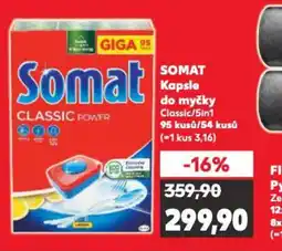 Kaufland SOMAT Kapsle do myčky Classic/5in1 nabídka