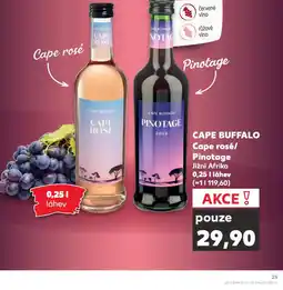 Kaufland CAPE BUFFALO Cape rosé/ Pinotage nabídka