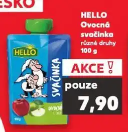 Kaufland HELLO Ovocná svačinka nabídka