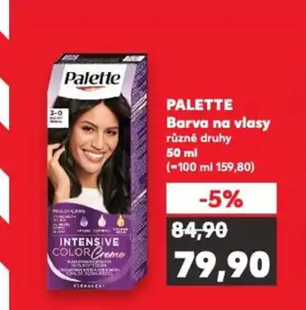 Kaufland PALETTE Barva na vlasy různé druhy nabídka