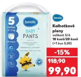 Kaufland Kalhotkové pleny nabídka