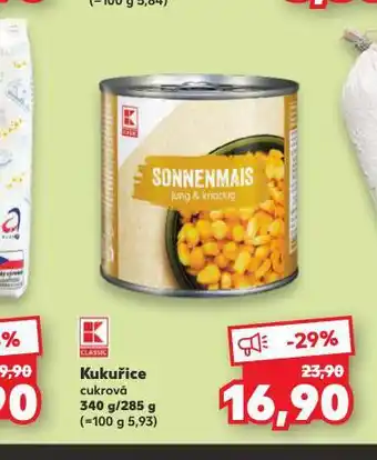 Kaufland Kukuřice nabídka