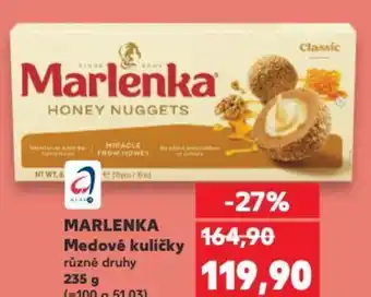 Kaufland MARLENKA Medové kuličky různé druhy nabídka