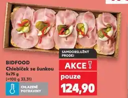 Kaufland BIDFOOD Chlebíček se šunkou nabídka