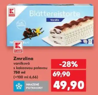 Kaufland Zmrzlina vanilková nabídka