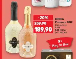 Kaufland MIDEA Prosecco DOC bianco/rosé nabídka