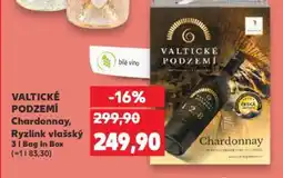 Kaufland VALTICKÉ PODZEMÍ Chardonnay, Ryzlink vlašský nabídka